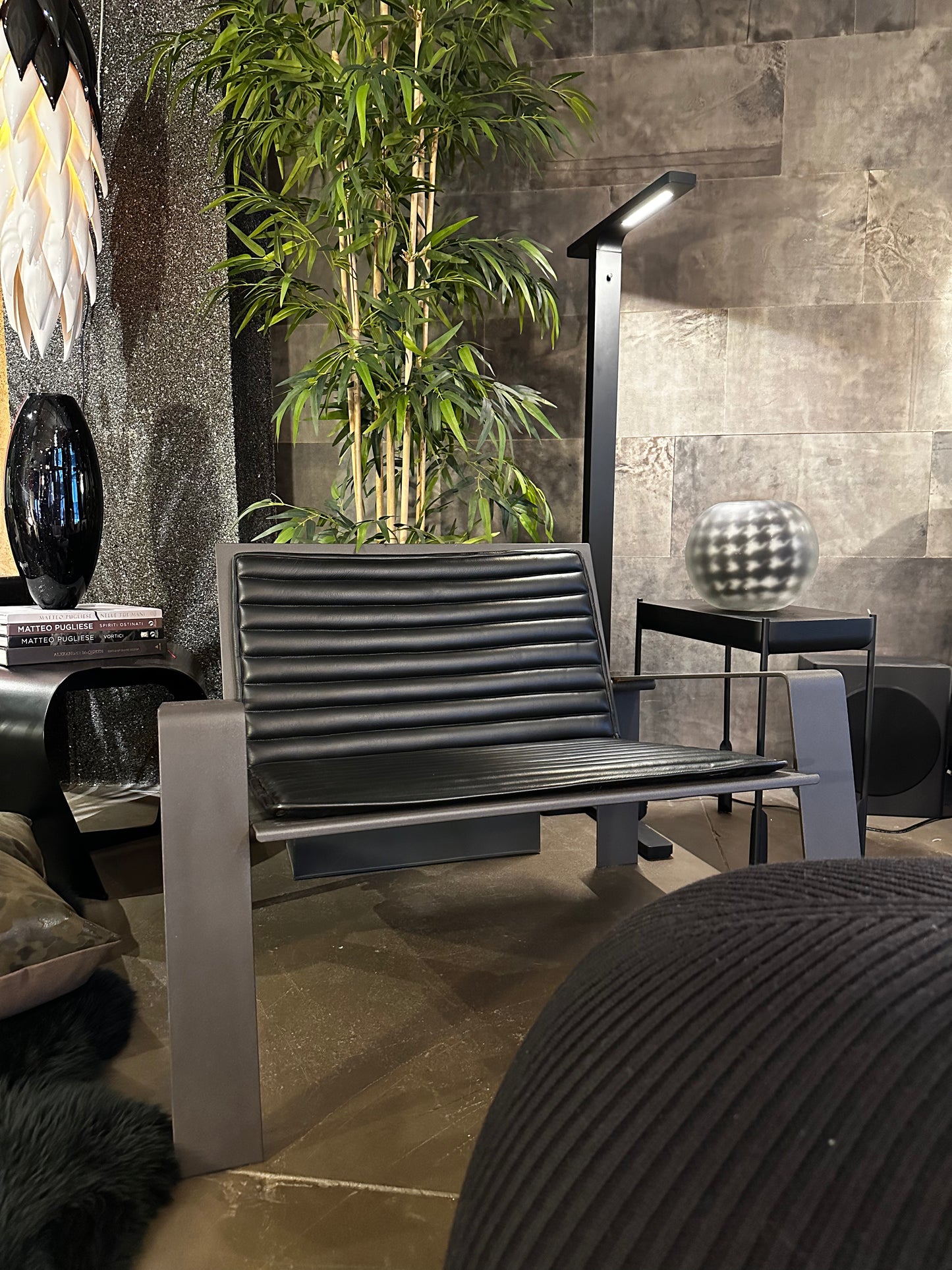 MKS GUNMETAL INDOOR/OUTDOOR ARMCHAIR