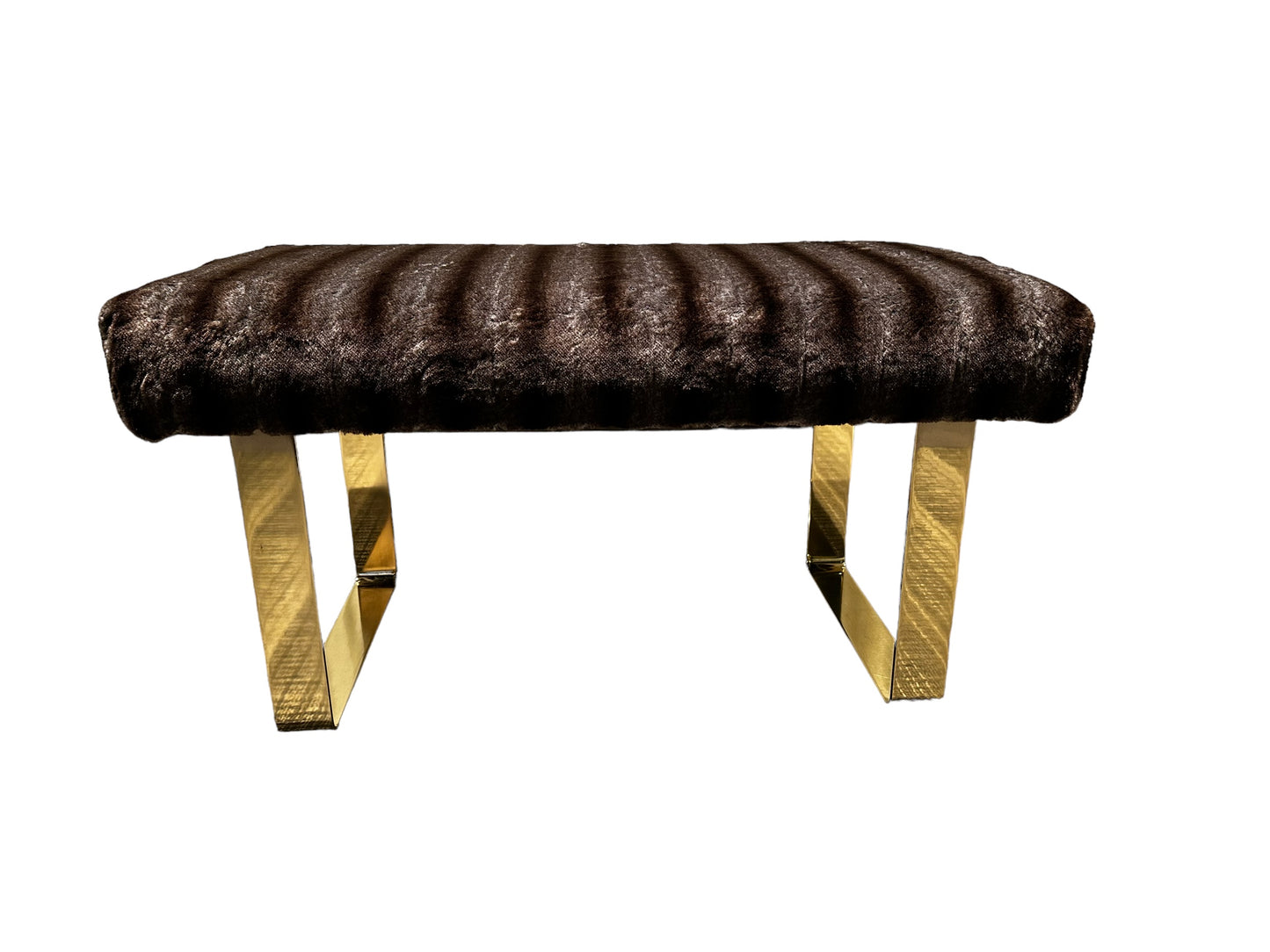 MODERNIST BENCH - Faux Fur